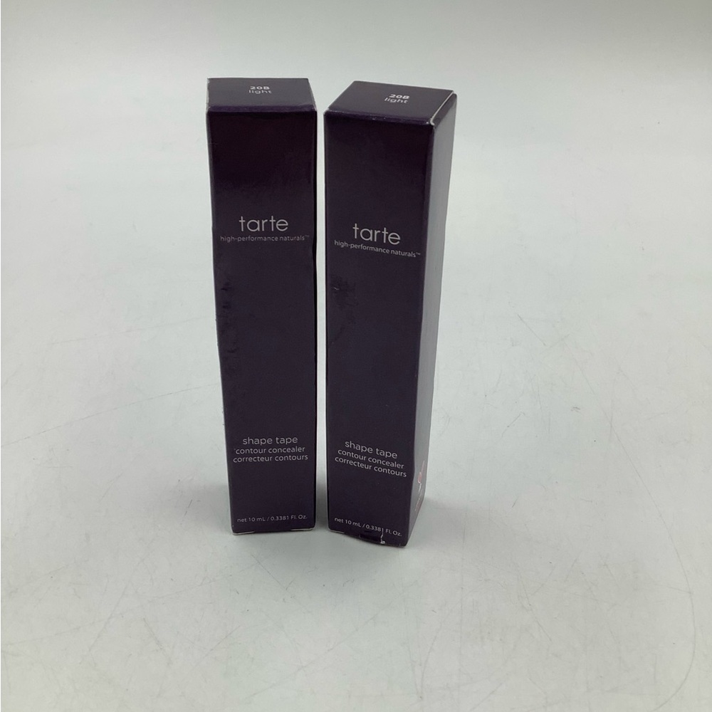 TWO BOXES OF Tarte Shape Tape Full Coverage Concealer 20B Light